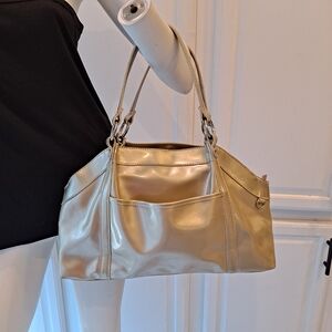 LIZ Claiborne Elegant Gold Women's Shoulder Bag